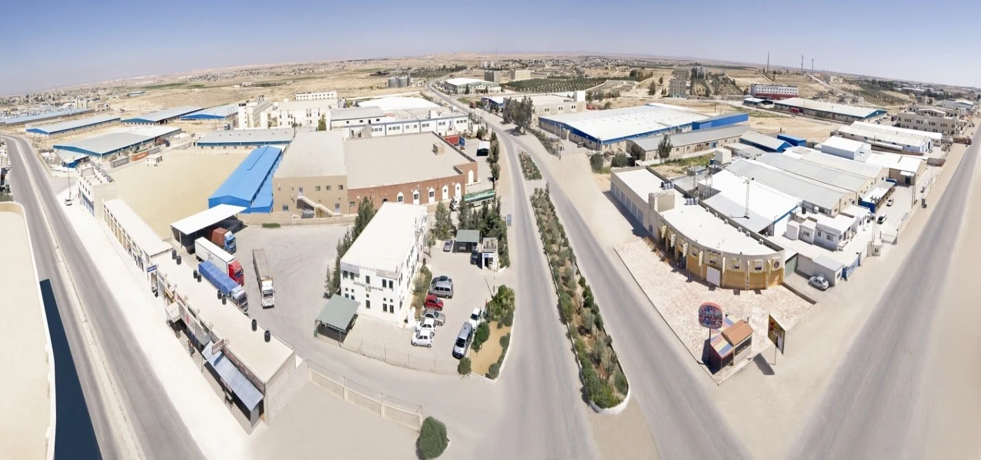 Aerial view of Ad-Dulayl Industrial Park